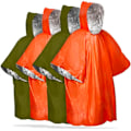 Miniatyrbillede 2 af 8: Utomhusnödregnrock - Överlevnadsverktyg för camping. Orange