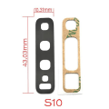 Miniatyrbild 4 av 11: Samsung Galaxy S10 Bakre Kamerafälglins Reservdel Svart