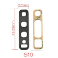 Miniatyrbillede 4 af 11: Samsung Galaxy S10 Bakre Kamerafälglins Reservdel Svart