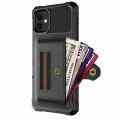 Miniatyrbillede 8 af 11: iPhone 11 - Effektfullt Skal med Kortfack Röd