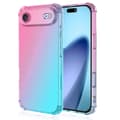 iPhone 17 Air Elegant Silikonskal  Skydd med stil Rosa/Grön