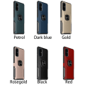 Miniatyrbilde 8 av 11: Samsung Galaxy A71 - Stilrent Skyddsskal med Ringhållare Petrol