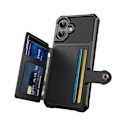 Miniatyrbild 6 av 11: Elegant Plånboksfodral i Lyxigt PU-läder för iPhone 16 Blå
