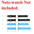 Miniatyrbillede 11 af 11: Apple Watch 4 - 44mm -  NORTH EDGE Stilfuldt Silikonarmbånd Soft Lila L