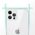 Miniatyrbilde 10 av 11: 3-PAK Bakside Skjermbeskytter 9H 0,3mm iPhone 12 Pro Max Transparent/Genomskinlig