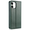 Miniatyrbilde 11 av 11: iPhone 12 - Stilrent Praktiskt Plånboksfodral (AZNS) Blå