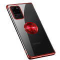 Miniatyrbilde 11 av 11: Samsung Galaxy S20 Ultra - Robust Silikonskal med Ringh�llare Roséguld