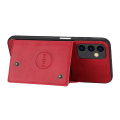 Miniatyrbillede 10 af 11: Samsung Galaxy A14 5G Magnetisk Plånboksfodral i Retro Stil med 4-kortfack Red