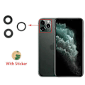 Pikkukuva 3 / 10: 3-PACK iPhone 12 Pro Max Bakre Kamerafälglins Reservdel Transparent/Genomskinlig