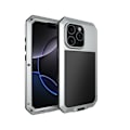 Miniatyrbild 6 av 11: iPhone 16 Pro - Skyddande HEAVY DUTY Aluminium Skal Silver