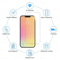 Miniatyrbillede 9 af 11: 2-PACK iPhone 13 Pro Fram- & Baksida Skärmskydd 0,3mm Transparent/Genomskinlig