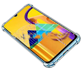 Miniatyrbild 8 av 11: Skyddande Silikonskal - Samsung Galaxy A21S Transparent/Genomskinlig