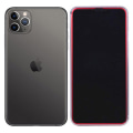 Pikkukuva 1 / 11: Skärmskydd 3D Aluminiumram iPhone 11 Pro Max 4-PACK Silver