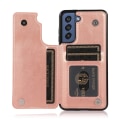 Miniatyrbilde 3 av 11: A14 5G - Elegant läderfodral med Magnetlåsning Pink gold