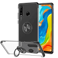 Miniatyrbillede 10 af 11: Elegant Skal med Ringhållare - Huawei P40 Lite E Blå