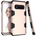 Miniatyrbilde 6 av 11: Samsung S10 Plus - Praktisk og beskyttende deksel \"Rugged Robot\" Roséguld