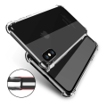 Pikkukuva 3 / 9: Exklusivt Silikonskal Extra Skydd Från FLOVEME för iPhone X/XS Gråsvart