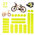 Miniatyrbillede 4 af 8: Reflex-Remsor i 21-Pack (Varierade Former) Blå