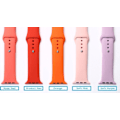 Miniatyrbillede 6 af 11: Apple Watch 42mm - Silikonerem fra LEMAN (Original) Mörkgrå M