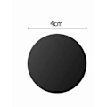 Miniatyrbilde 3 av 10: Universal metallplate (40 mm) til mobiler (til mobilholder) Black