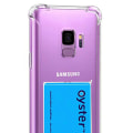 Miniatyrbillede 4 af 11: Samsung Galaxy S9 - Robust beskyttelsescover med kortholder Transparent/Genomskinlig