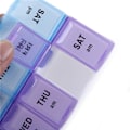 Miniatyrbild 6 av 11: Praktiskt 14 Fack Medicinask Tablettask Dosett S