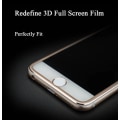 Miniatyrbild 3 av 3: iPhone 6/6S HuTech (2-PACK) Skärmskydd 3D med RAM Roséguld+Guld