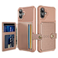 Miniatyrbild 1 av 11: Elegant Plånboksfodral i Lyxigt PU-läder för iPhone 16 Roséguld