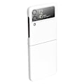 Pikkukuva 5 / 11: Stötdämpande matt fast PC-skal för Samsung Galaxy Z Flip 4 White