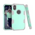 Miniatyrbilde 5 av 11: Stils�kert Skyddsskal "Rugged Robot" f�r iPhone X/XS Rosa/Svart Rosa/Svart