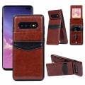 Miniatyrbild 11 av 11: Samsung Galaxy S10 - Stilrent Praktiskt Skal Kortfack (LEMAN) Svart