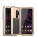 Pikkukuva 1 / 11: HEAVY DUTY-fodral (Stryktålig) Aluminium för Samsung Galaxy S9+ Guld