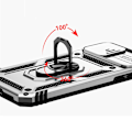 Miniatyrbild 11 av 11: iPhone 12 - Robust Skal med 360° Roterande Ringhållare Svart