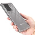 Pikkukuva 8 / 11: Smart Skal (Tjocka Hörn) - Samsung Galaxy S20 Ultra Transparent Transparent/Genomskinlig