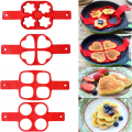 Miniatyrbild 1 av 11: Praktiskt Stekmall Form för Pannkakor, ägg (Anti-Heat) Fyrkant
