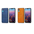 Miniatyrbilde 8 av 11: Stilrent Smidigt Pu-Läder Skal - Huawei P20 Blå Blå
