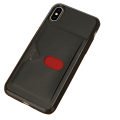 Miniatyrbillede 5 af 11: iPhone XR - HANMAN Stilsäkert Smart Skal med Kortfack Svart