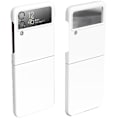 Pikkukuva 1 / 11: Stötdämpande matt fast PC-skal för Samsung Galaxy Z Flip 4 White