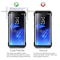 Miniatyrbild 7 av 11: Samsung Galaxy S8+ Skärmskydd CASE-Friendly HuTech 2-PACK Blå