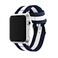 Miniatyrbillede 5 af 11: Nylonarmband från LEMAN till Apple Watch 3/2/1 42mm Blå-Grön