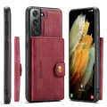 Miniatyrbild 9 av 11: Samsung Galaxy S21 - Elegant Skyddsskal med Kortplatser Roséguld