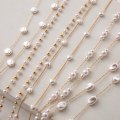 Miniatyrbilde 8 av 10: Exklusivt Stilsäkert Pärlor Glasögon Snöre Senilsnöre Twisted Pearl
