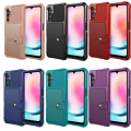 Miniatyrbillede 2 af 11: Samsung Galaxy A14 5G - Exklusivt Skyddande Skal med Kortfack Marinblå