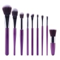 Pikkukuva 3 / 10: Högkvalitativt borstset i 9-delar (Kabuki-Minerals) Rosa-Svart