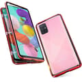 Samsung Galaxy A71 - Full Cover Magnetic Cover Röd