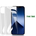 Miniatyrbilde 10 av 11: 3-PACK iPhone 12 Mini Hydrogel Skärmskydd Fram- & Baksida Transparent