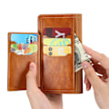 Miniatyrbillede 11 af 11: iPhone 14 - Plånboksfodral med Kortfack & Zipper Röd