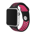 Miniatyrbild 2 av 11: Apple Watch 42/44/45/49mm - Stilrena Silikonarmband -ROYBEN ORGINAL- Svart/Gul L