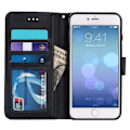 Miniatyrbilde 4 av 10: iPhone 8 Plus - Etui med Smartfunksjon (LEMAN) Svart