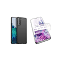 Miniatyrbillede 2 af 11: Samsung Galaxy S22 Mattbehandlat Tunt Skal & Hydrogel Skärmskydd Svart